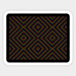 Rainbow Pattern 2 - Landscape Orientation Sticker